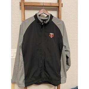 Men's Minnesota Twins Cutter and buck-WeatherTec
Full-Zip Golf Jacket.-Large